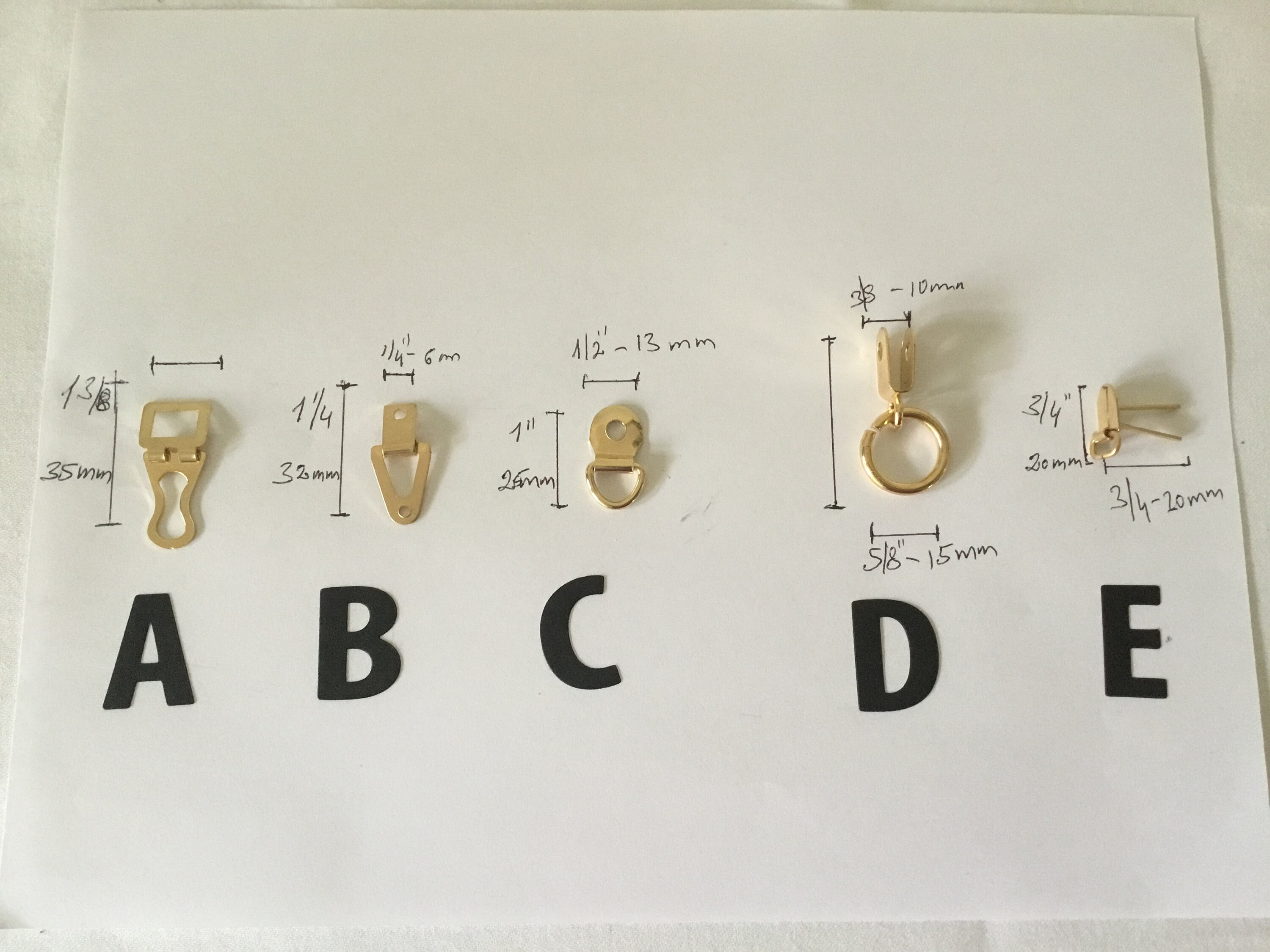 5pcs of Vintage Purse, Handbag, Jewelry, Crafts, Leatherwork Hardware