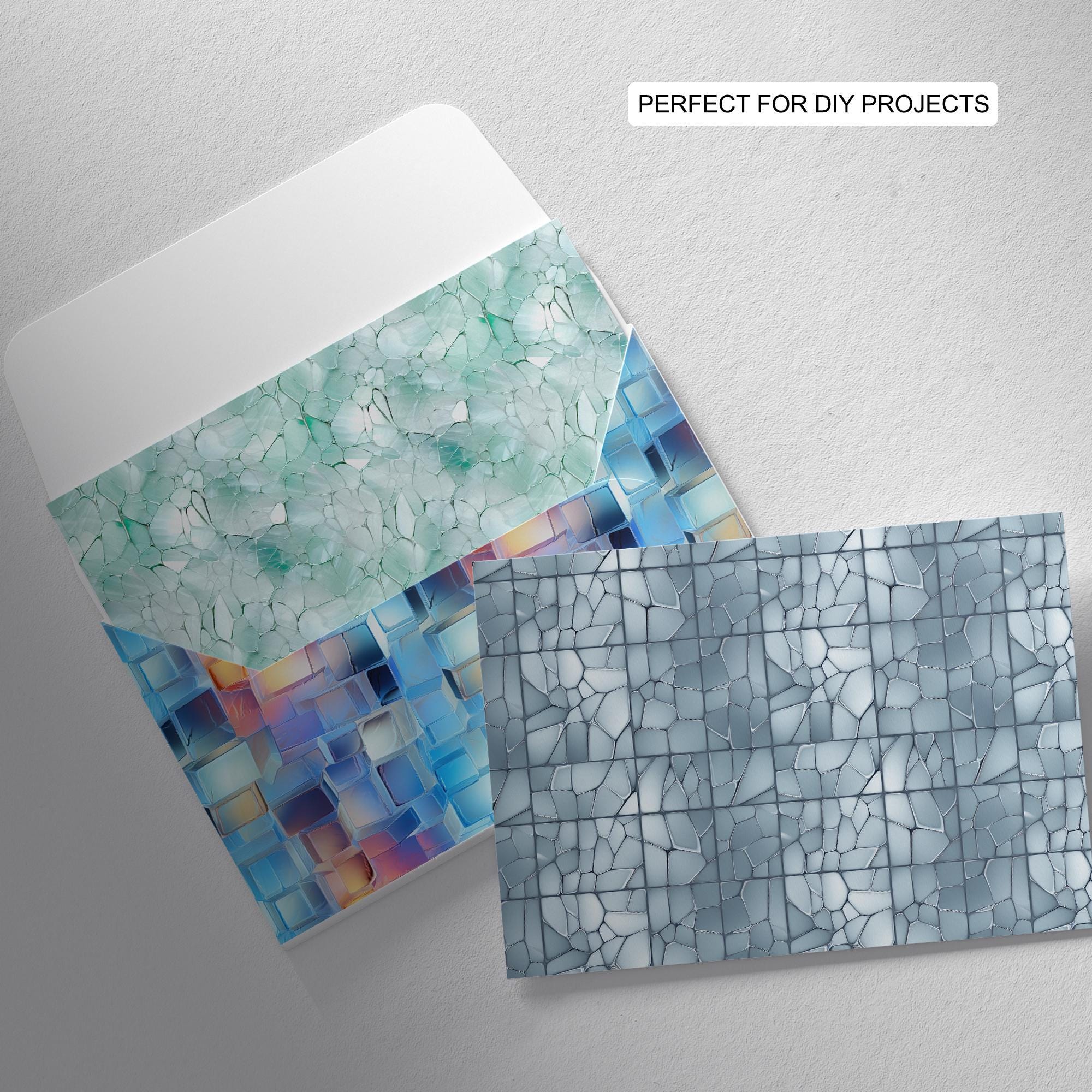 120 Glass Seamless Pattern Background | Digital Seamless Pattern Broken ...
