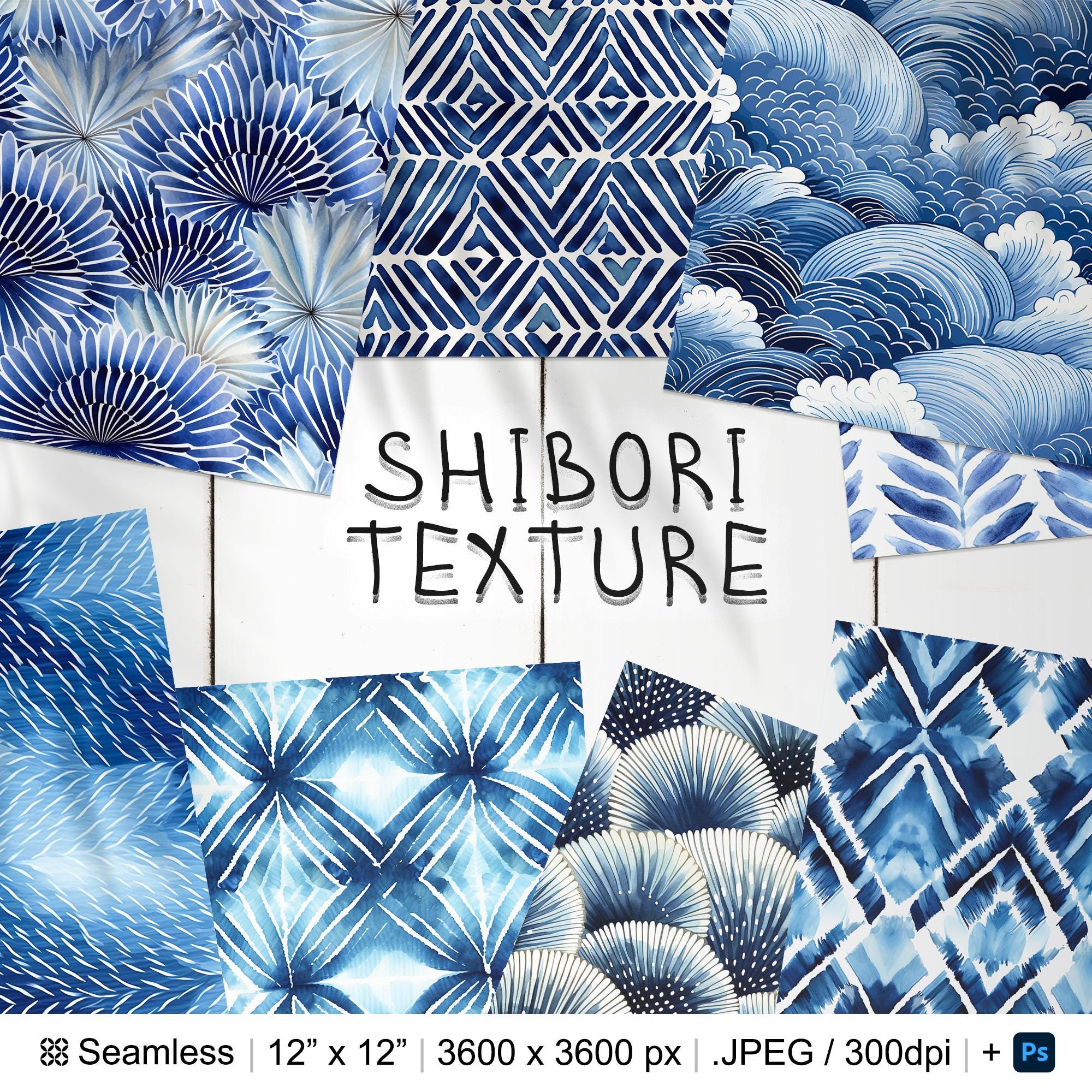 109 Shibori Seamless Pattern | Digital Seamless Pattern