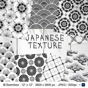 130 Traditional Japanese Seamless Pattern | Digital Seamless Asia Ornament | 3d Japanese Digital Paper | Photoshop Japanese Patterns
