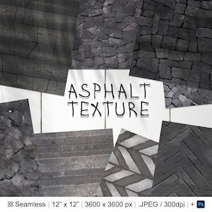 113 Asphalt Seamless Pattern Background | Digital Seamless Pattern Road Surface | 3d Asphalt Digital Paper | Photoshop Urban Asphalt Pattern