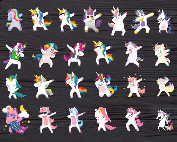 Dabbing unicorn svg unicorn clipart unicorn dab svg ...