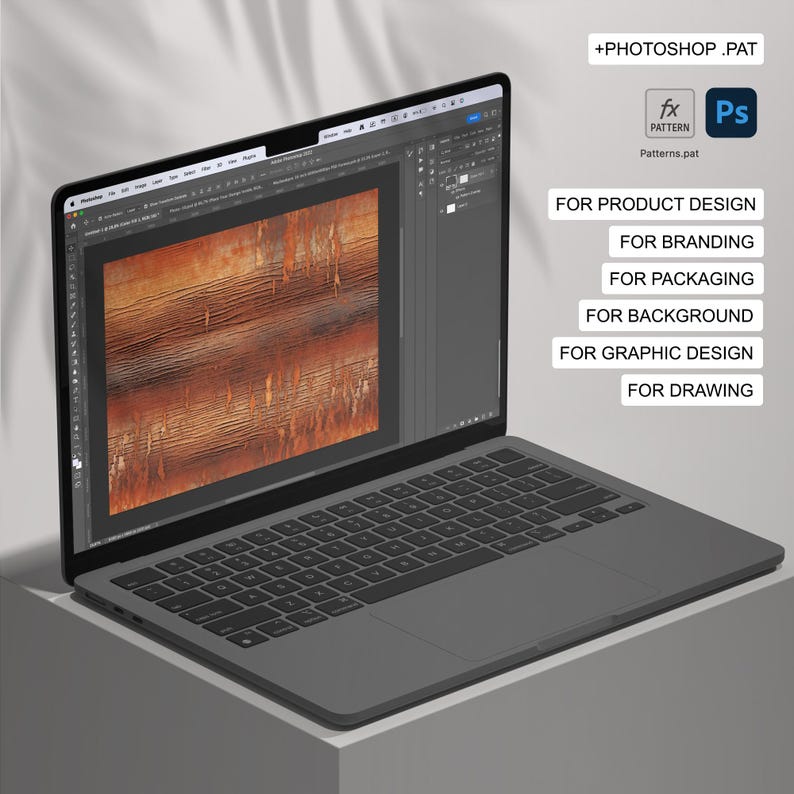 Rust Pattern Ps 133 Rust Seamless Pattern | Digital Seamless Pattern Metal Rust | 3d ...