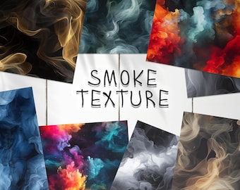 83 Smoke naadloos patroon Bakground | Digitaal naadloos patroon smeulend | 3D Smoke digitaal papier | Realistische rookpatronen in Photoshop