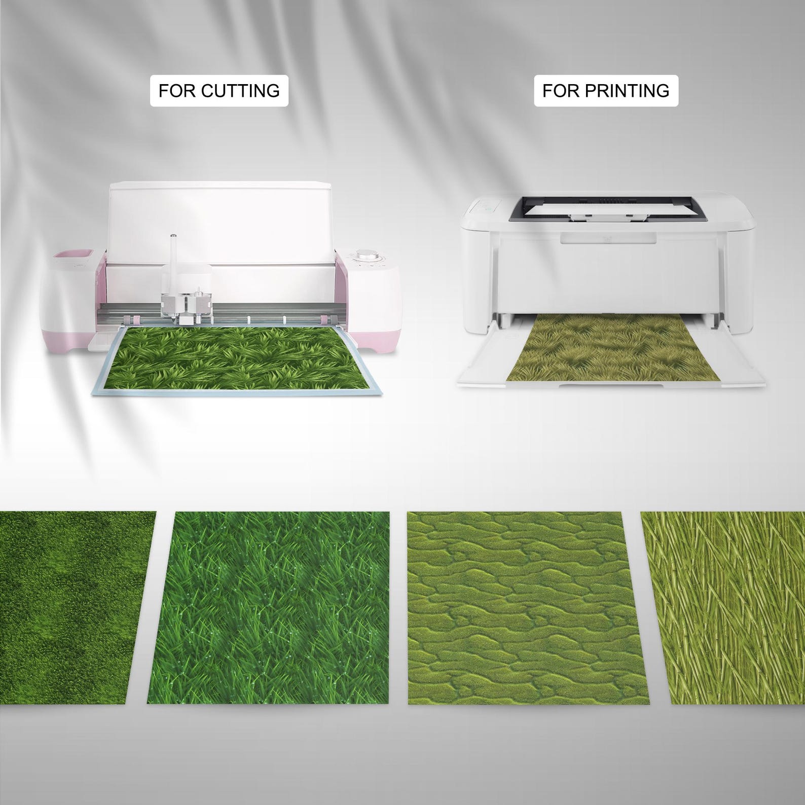 109 Grass Seamless Pattern | Digital Seamless Pattern Wild Meadow | 3d ...