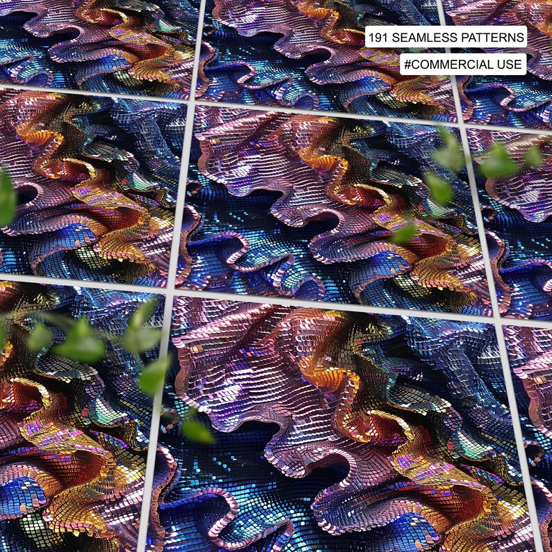 191 Sequins Seamless Pattern | Digital Seamless Pattern Glitter | 3d ...