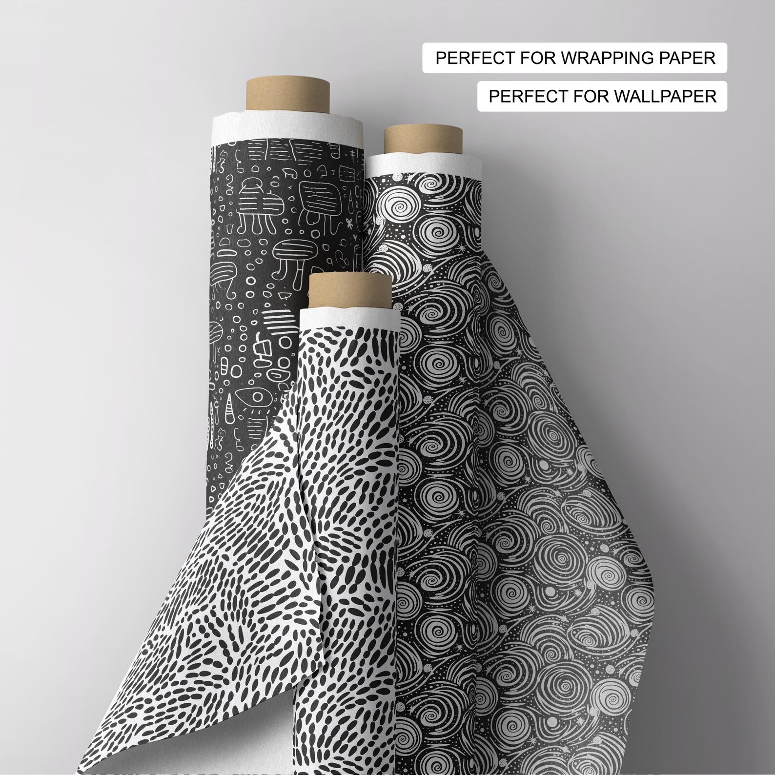 181 Doodle Seamless Pattern | Digital Seamless Pattern Hand Drawn | 3d ...