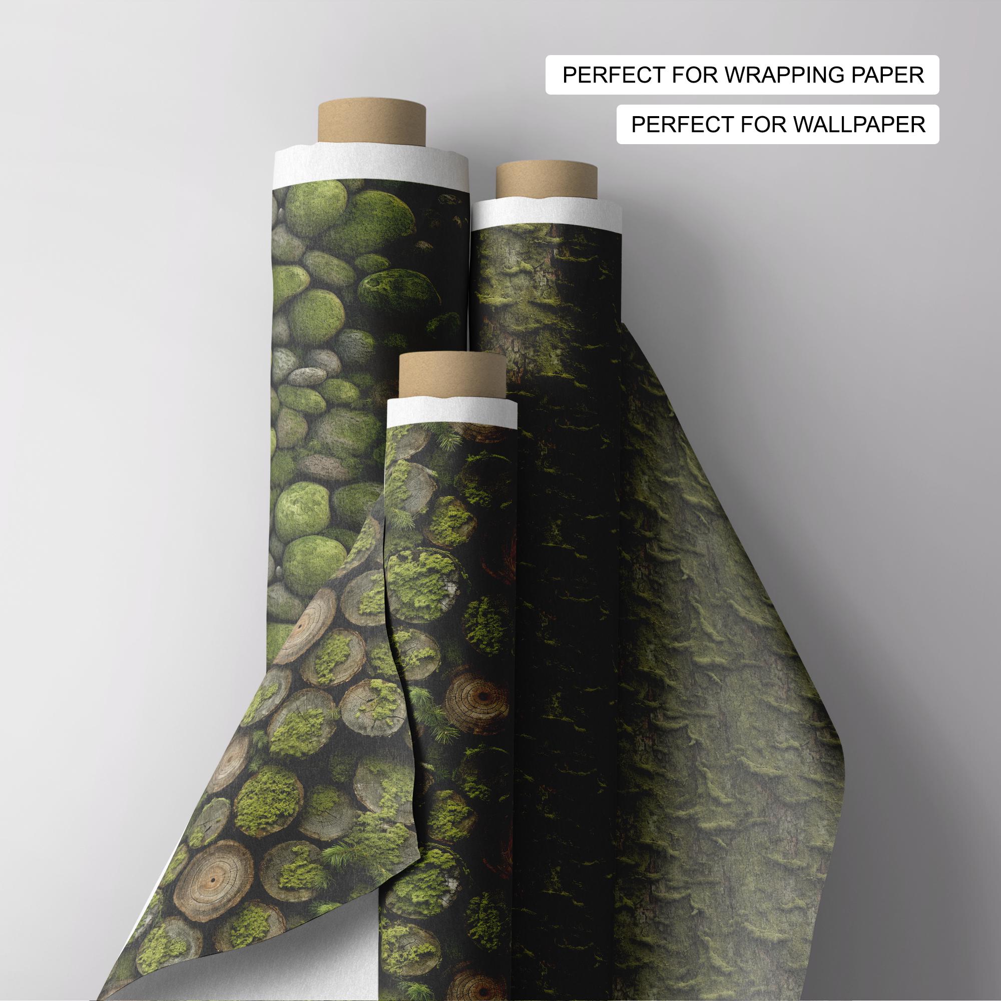 Moss Pattern Pat 95 Moss Seamless Pattern | Digital Seamless Pattern Forest Moss | 3d ...