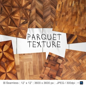 134 Parquet Seamless Pattern / Digital Seamless Pattern Classic Herringbone / 3d Chevron Parquet Digital Paper / Photoshop Parquet Patterns