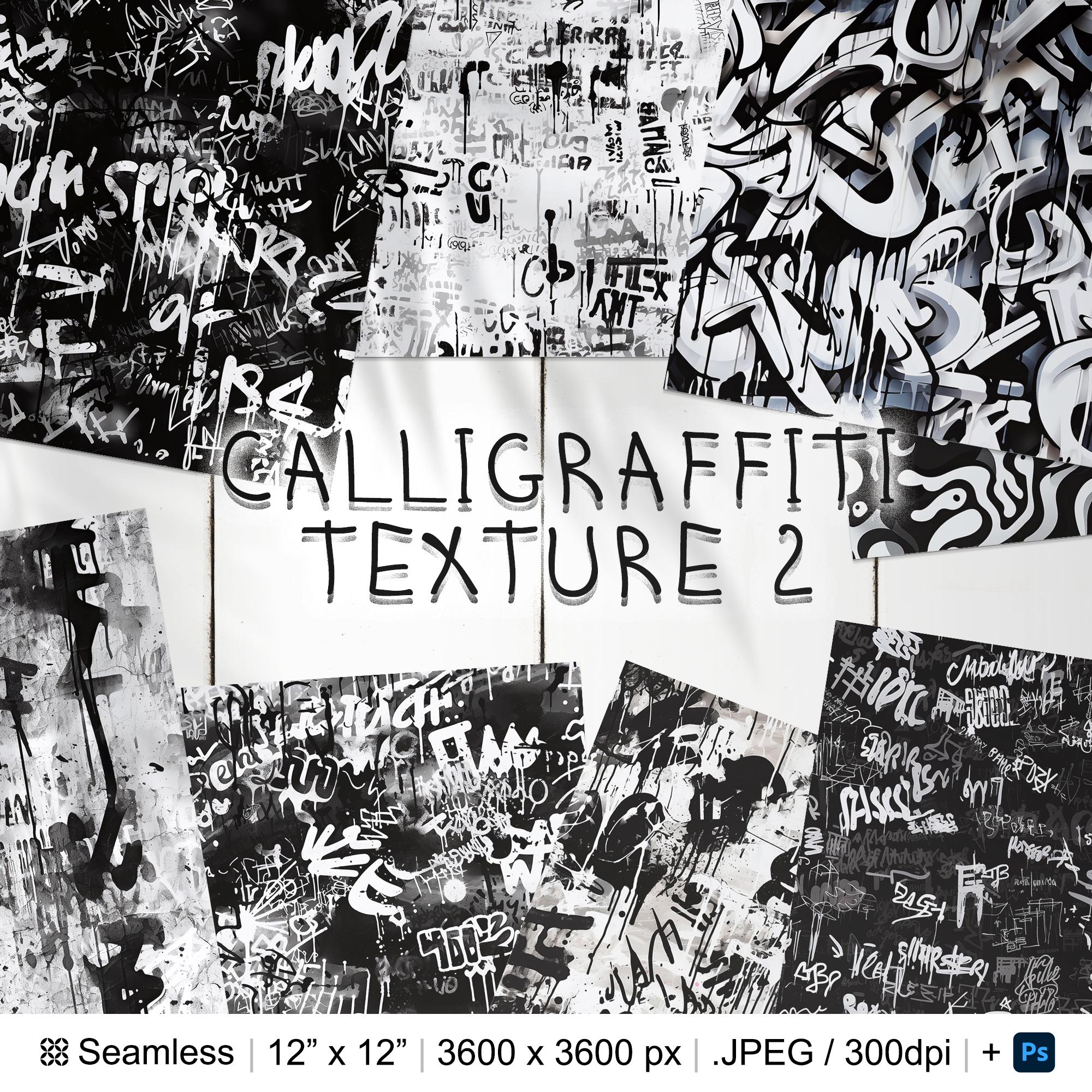 152 Calligraffiti 2 Seamless Pattern | Digital Seamless Pattern ...