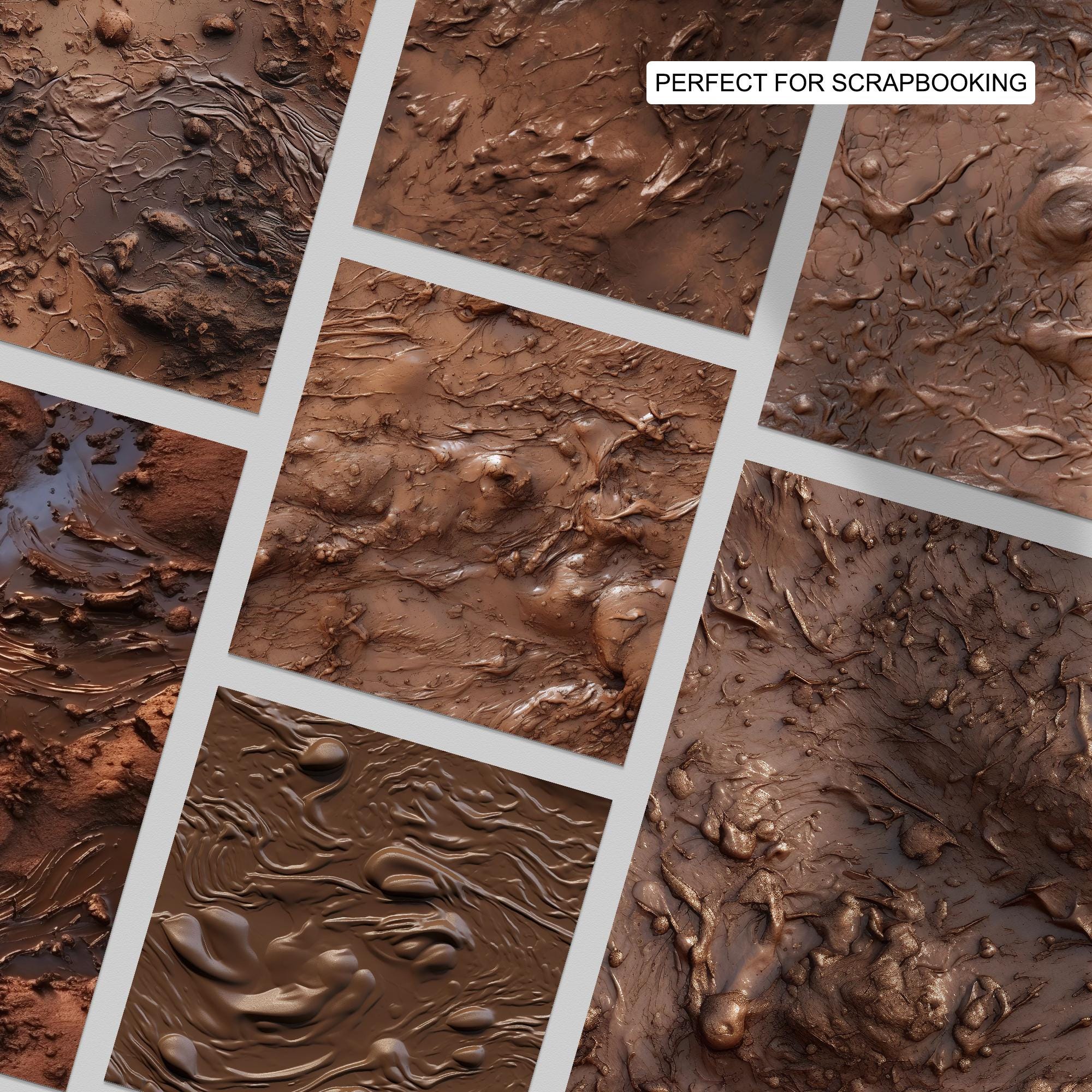 Mud Design Patterns 205 Mud Seamless Pattern Background | Digital Seamless Pattern Glossy ...