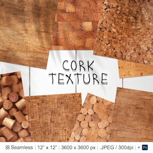 74 Cork Seamless Pattern Background | Digital Seamless Pattern Stopper | 3d Cork Digital Paper | Photoshop Cork Patterns | Cork Wood Pattern