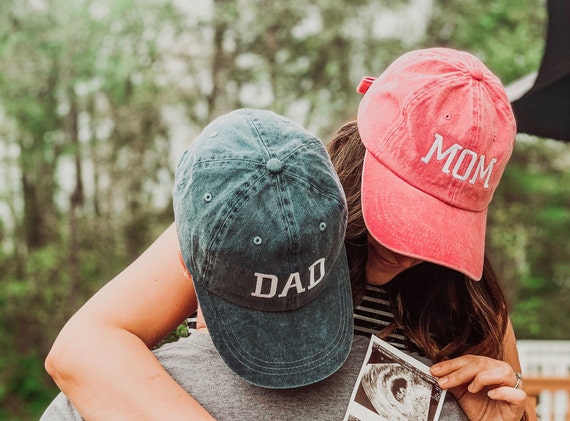 Mom & Dad Unstructured Dad Hat Cap, Pigment Dyed Unstructured