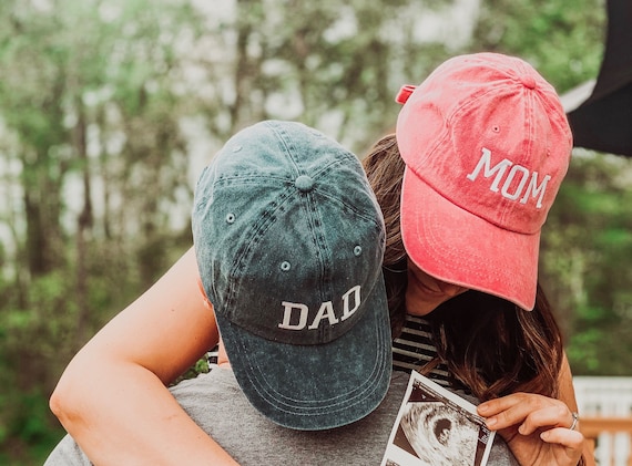 Mom & Dad Unstructured Dad Hat Cap, Pigment Dyed Unstructured