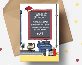 Bob's Burgers Birthday Card Burger of the Day Custom Greeting Card - Etsy