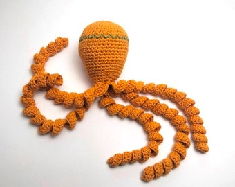 Frühchen Oktopus-Baby-Spielzeug, häkeln Oktopus, Oktopus für Frühchen NICU Frühchen Junge Mädchen, Oktopus Amigurumi Geschenk