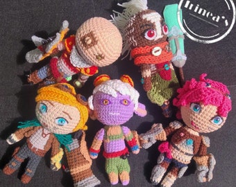 Gamer decor, league, Amigurumi Chibi toy of your favourite character, MMO RPG, MOBA, cartoon ets.