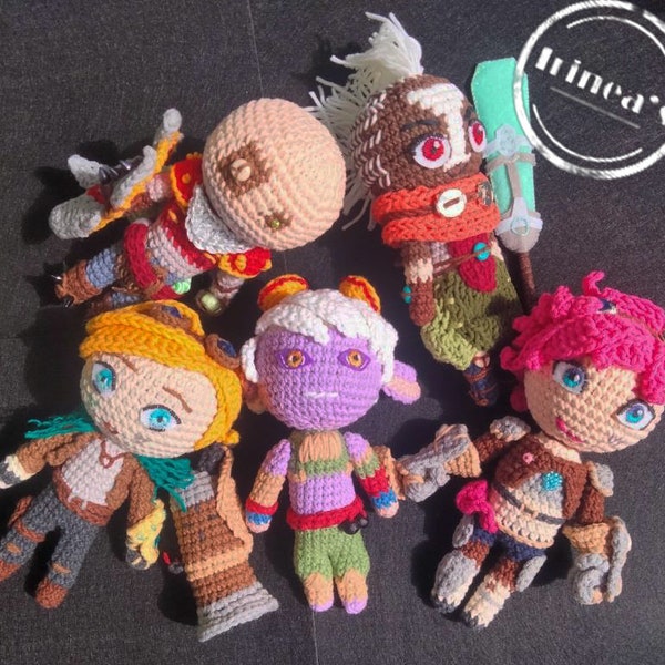 Gamer decor, league, Amigurumi Chibi toy of your favourite character, MMO RPG, MOBA, cartoon ets.