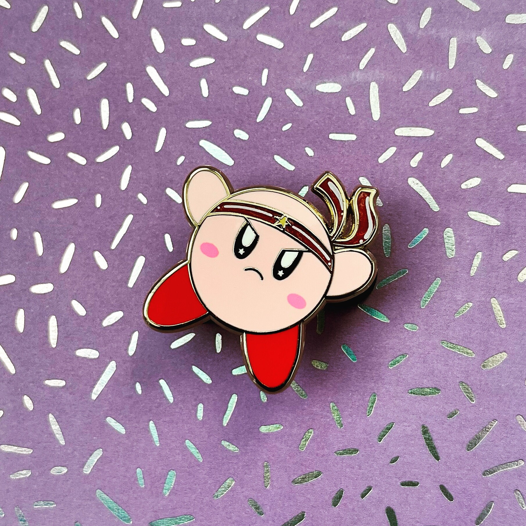 New! Kirby Game Character Pink Enamel Metal Pin set 5 pcs Kirby Nintendo  Game