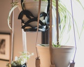 Handmade Leather Plant Hanger Indoor Plant Hanger