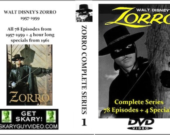 ZORRO Complete Series 1957-59 + Specials 11 DVD SeT