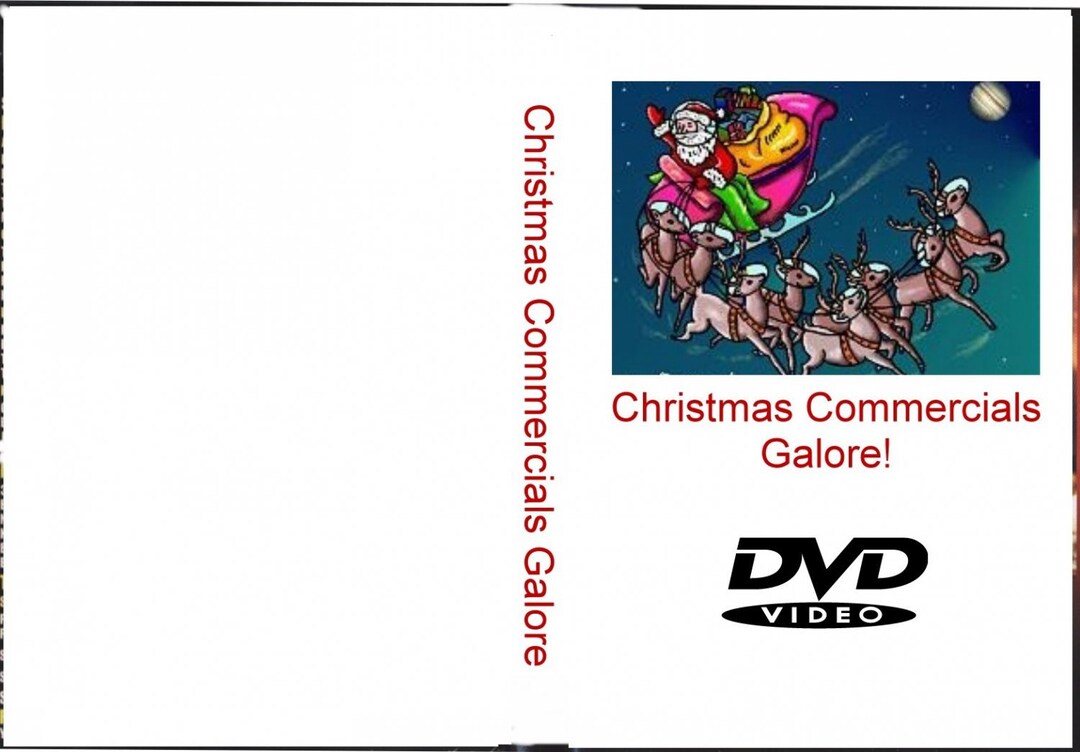 CHRISTMAS Commercials Galore 2 Hour DVD Chock Full of Vintage Etsy