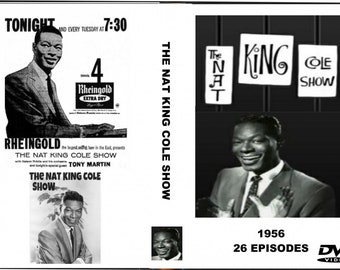 The Nat King Cole Show - 1956 TV -26 Complete Episodes DVD