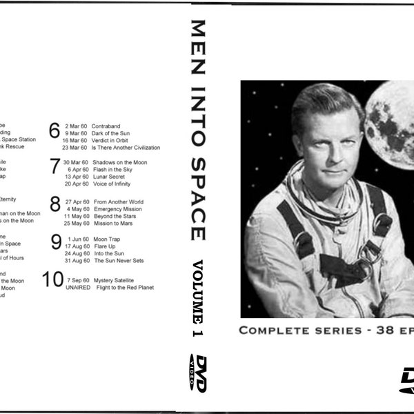 Men Into Space 50's Sci Fi TV Complete Series 10 DVD Set