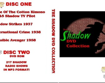 THE SHADOW DVD-collectie 4 films en 217 originele radioshows