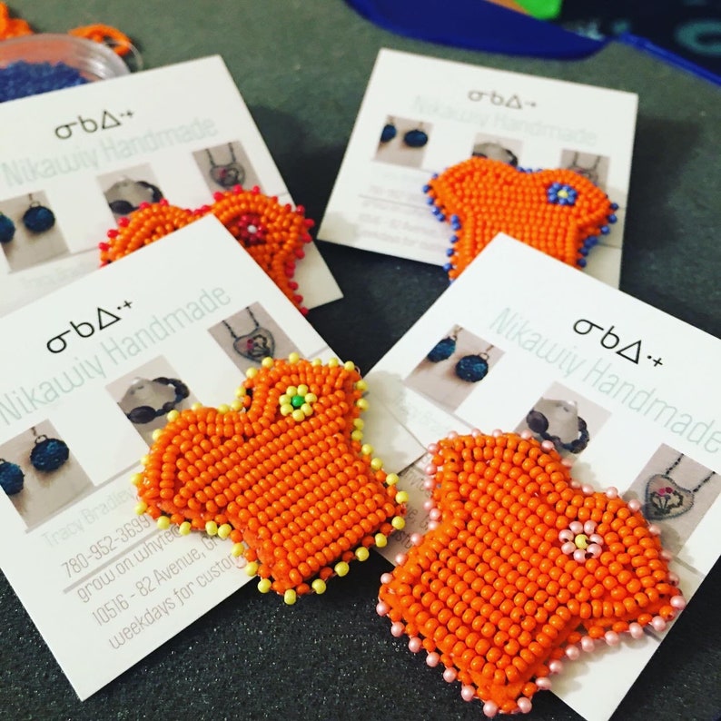 Orange Shirt Day Pins Fully Beaded Pin Etsy Canada
