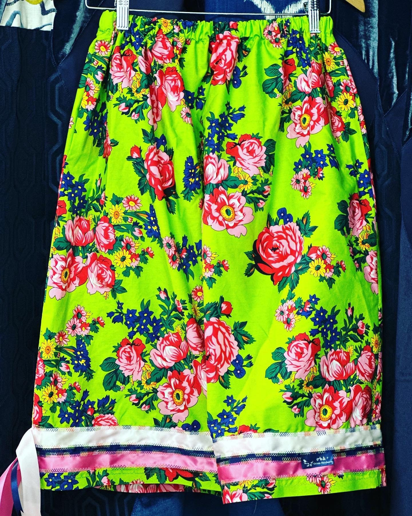 Ribbon Skirt With Pockets Etsy