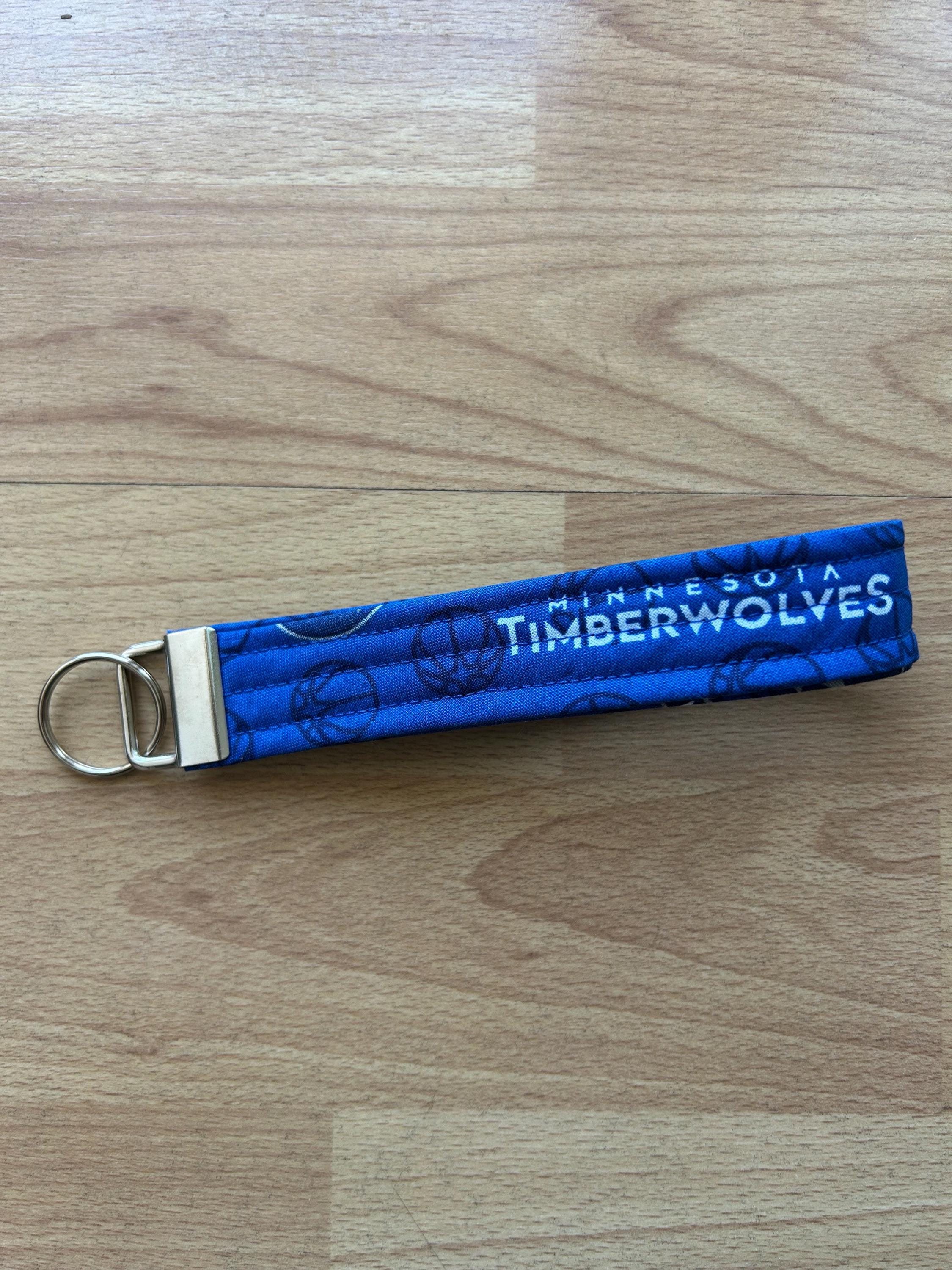 Minnesota Timberwolves NBA Basketball Key Fob Keychain Wristlet Keyfob ...