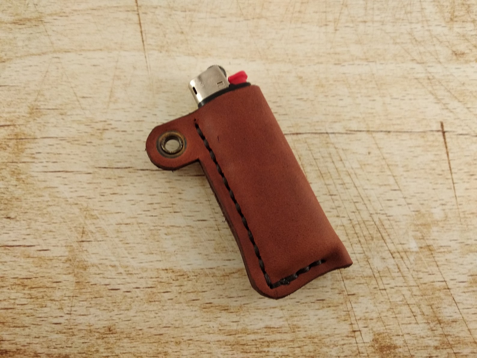 Brown Lighter Cover Lighter Holder Leather Ligther Case Etsy