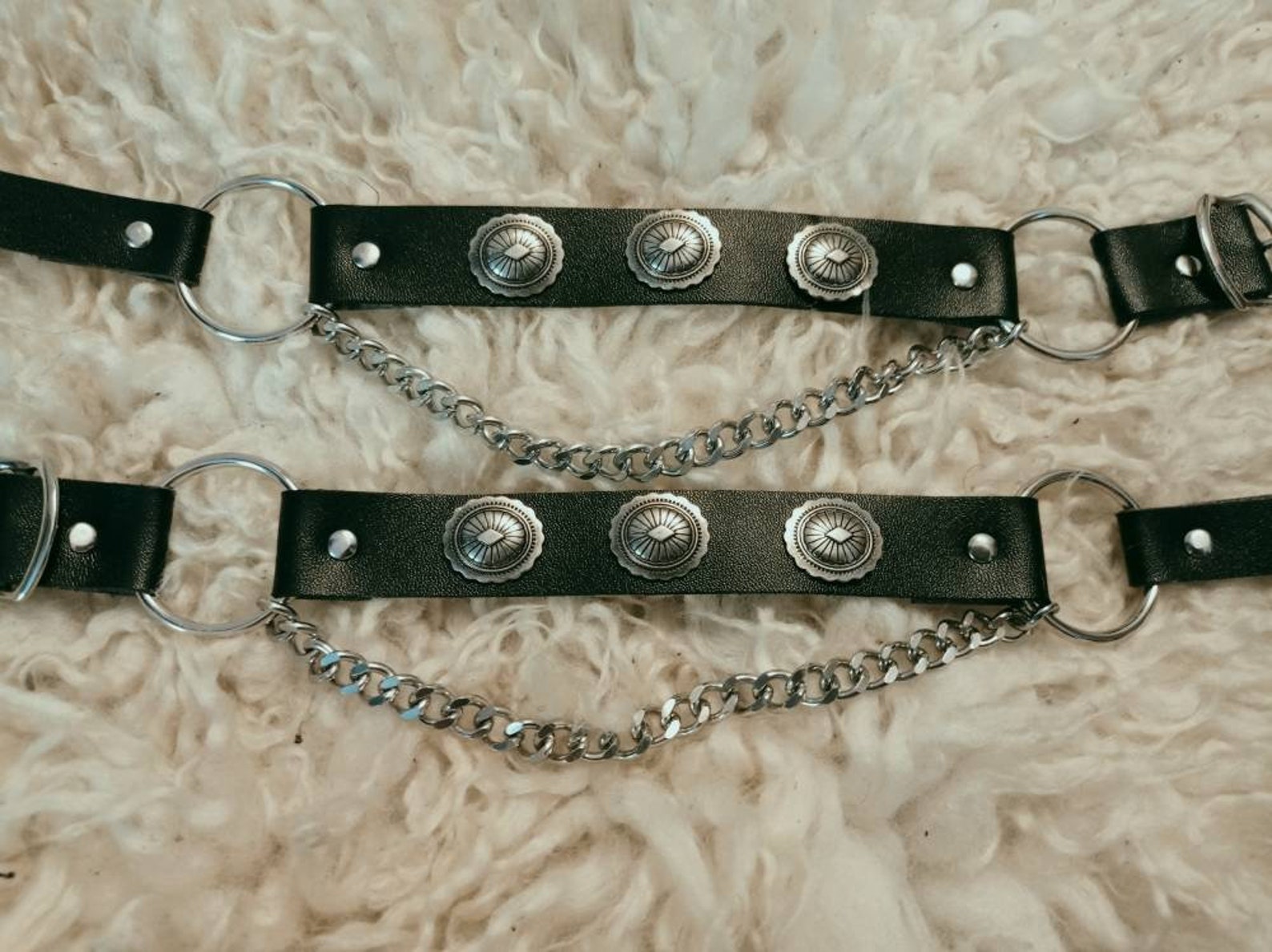 concho boot straps