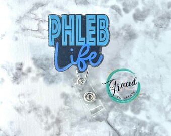 Phlebotomist Badge Reel, Phlebotomy, Medical
