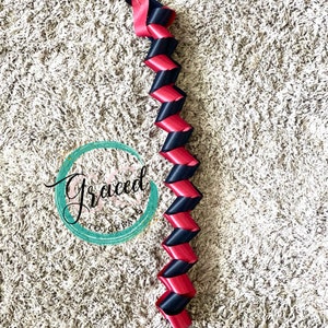 Homecoming Mum Braid: Mobius Ribbon for Football