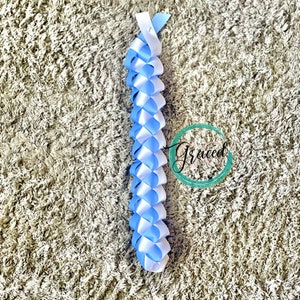 Military Homecoming Mum Braid: Texas Football Ribbon