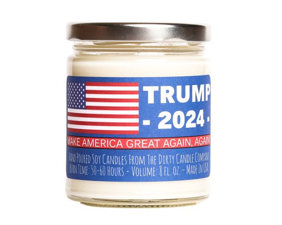 Funny Trump Soy Candle | Gag Gift Trump Gift Ideas