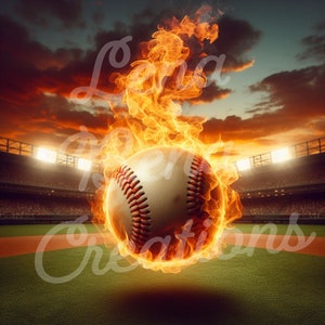 Flaming Baseball