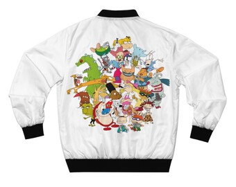 90s baby rugrats bomber jacket