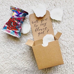 Flower Girl Proposal, Ring Bearer Proposal, Will you be my flower girl, Will you be my ring bearer, Flower Girl Ring Bearer Gift, Ring Pop