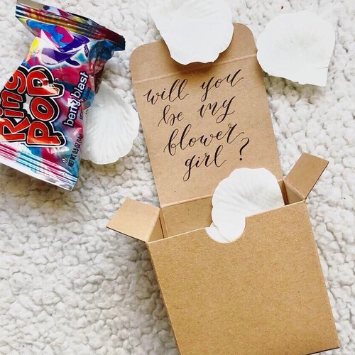 Flower Girl Proposal Ring Bearer Proposal Will You Be My Etsy