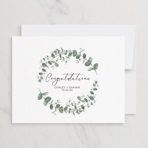 Custom Wedding Card, Personalized Wedding Card, Wedding Day Congratulations, Wedding Keepsake, Wedding Card with Names, Folded A2 Card