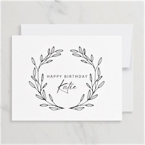 Custom Birthday Card, Personalized Birthday Card, Birthday Card, Birthday Card With Name, Folded A2 Card