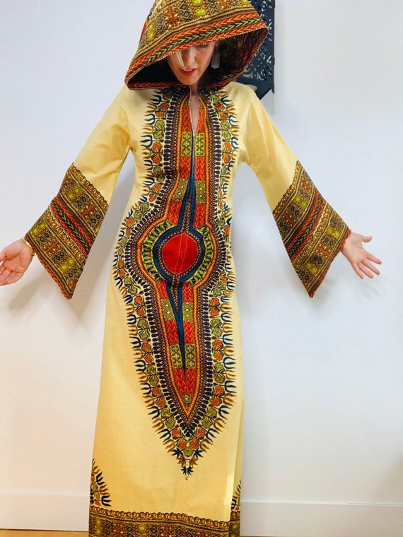 1970’s Bohemian Hooded Kaftan