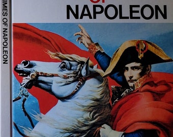 Vinyl Book Cover Life & Times of NAPOLEAN Portraits of Greatness Series (Empty) for Junk Journal, Scrapbook, Albums, Upcycle