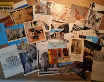 Vintage Greek Travel Ephemera Unique Craft Packets 1960s-80s