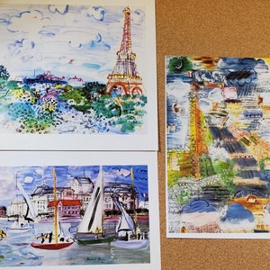 French Impressionism Color Prints (3)  - Junk Journal, Ephemera, Scrapbook, Framing, Craft, Art + (Set 3)
