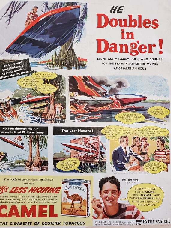 1940's (WWII era) Tobacco Advertisements