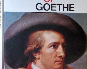 Vinyl Book Cover Life & Times of Goethe Portraits of Greatness Series (Empty) for Junk Journal, Scrapbook, Albums, Upcycle
